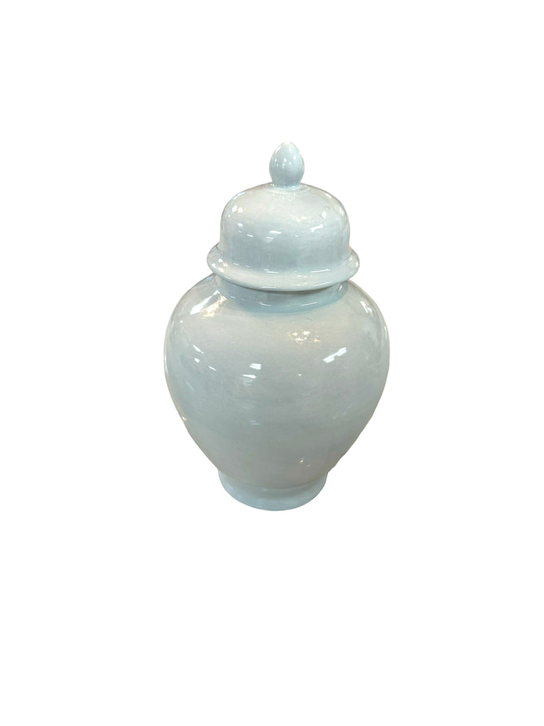 Ginger Jar, Pale Blue, Small, 7.5H"x5"W - HD Marigold
