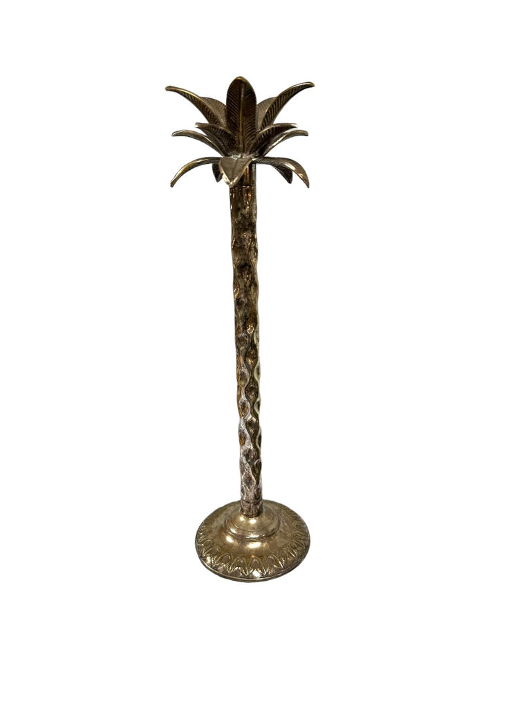 Candle Holder Palm Silver Plate - HD Marigold